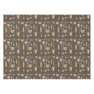 Ethnisches Jagd-Muster Tischdecke