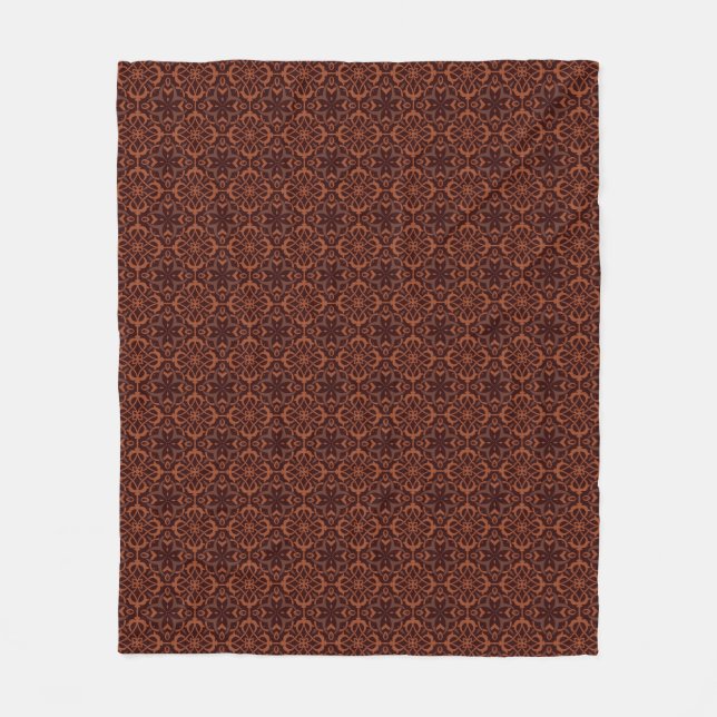 Ethnisches modernes geometrisches Muster 2 Fleecedecke (Vorderseite)