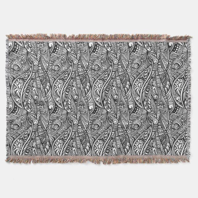 Ethnisches Muster 3 Decke (Vorderseite)