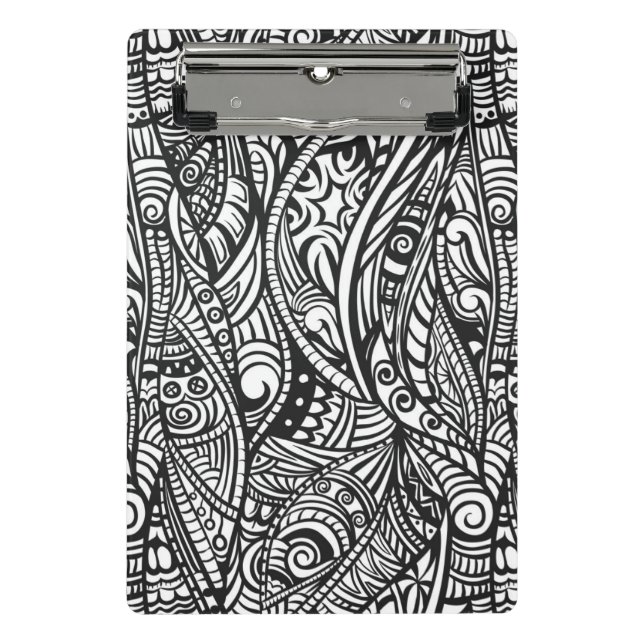 Ethnisches Muster 3 Mini Klemmbrett (Vorderseite)