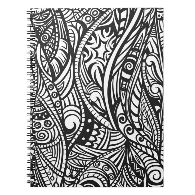 Ethnisches Muster 3 Notizblock (Vorderseite)