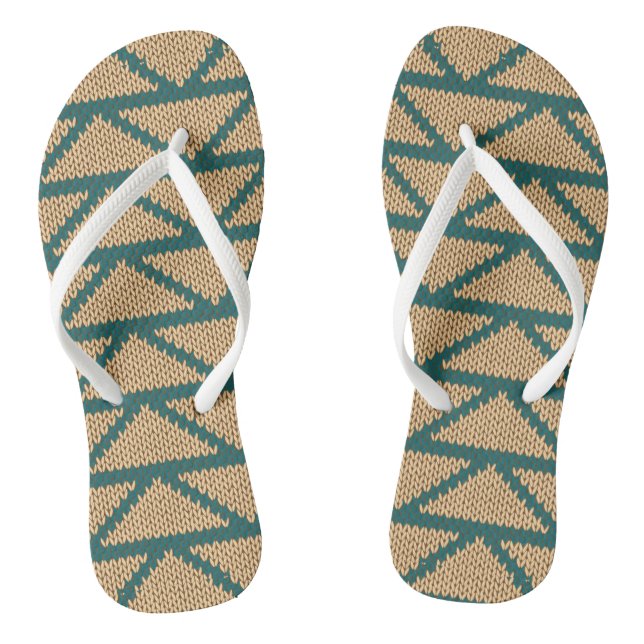 Ethnisches Muster Flip Flops (Fußbett)