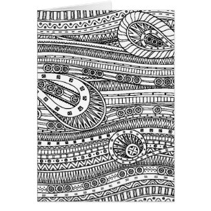 Ethnisches Muster-Gekritzel