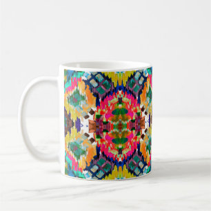 Ethnisches nahtloses Muster. Ethnisches Boho-Ornam Kaffeetasse