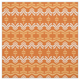 ethnisches orange Muster Stoff