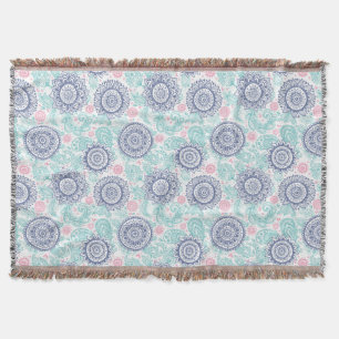 Ethnisches Paisley-Muster Decke