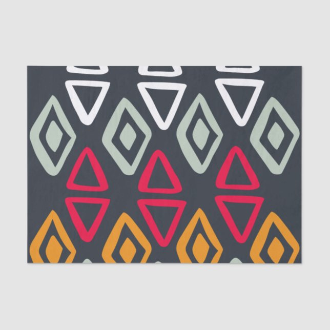 Ethnisches Papiertuchpapier Seidenpapier (Vorderseite)