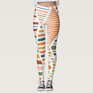 Ethnisches Stammes-Argyle-Nahtloses Muster Leggings