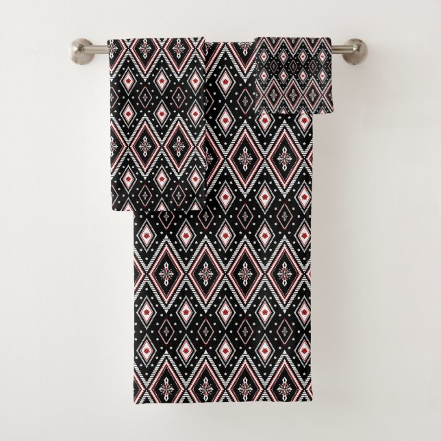 Ethnisches Stammesmuster Badhandtuch Set (Insitu)