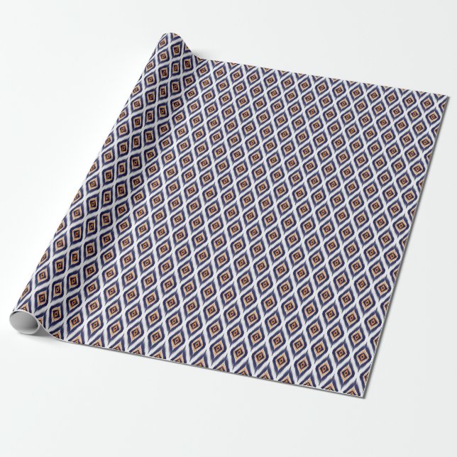 Ethnisches Stammmotiv: Ikat Muster. Geschenkpapier (Ungerollt)
