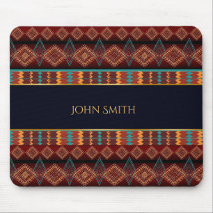 Ethnisches südwestliches geometrisches Muster Mousepad