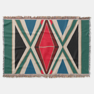 Ethno-Green Tagesdecke Boho Fransen Decke