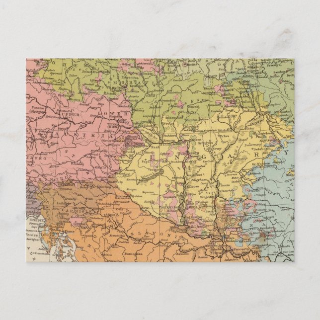 Ethnog Austria Ungarn Postkarte (Vorderseite)