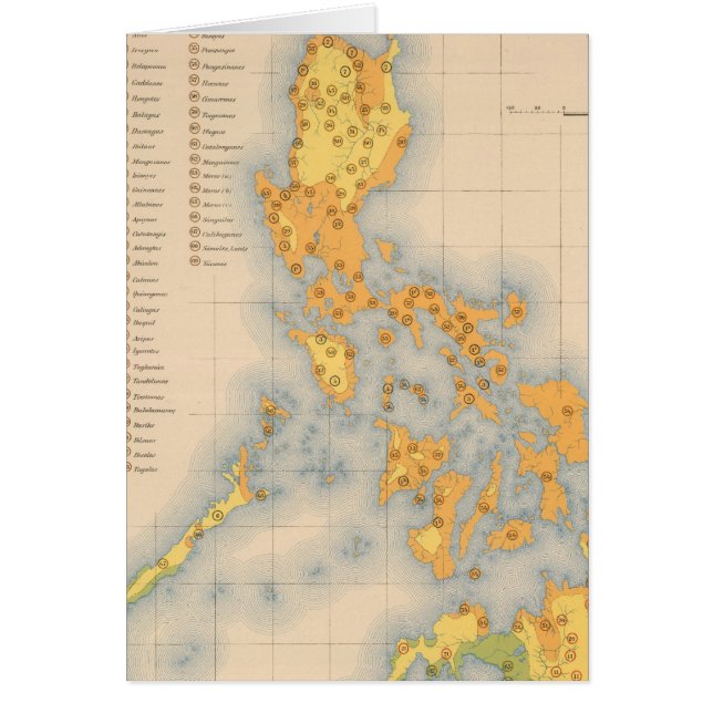 Ethnografische Karte Nr. 3 (Vorne)