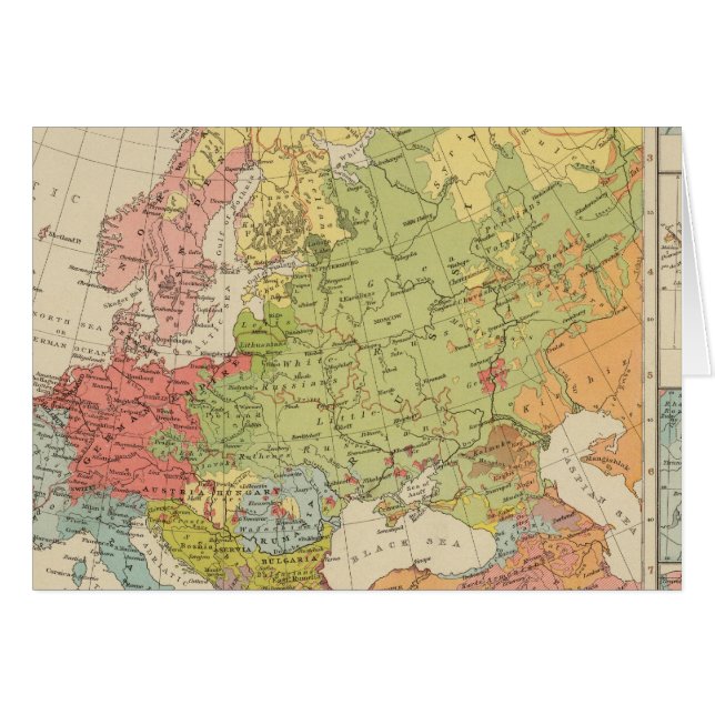 Ethnografisches Europa (Vorderseite (Horizontal))