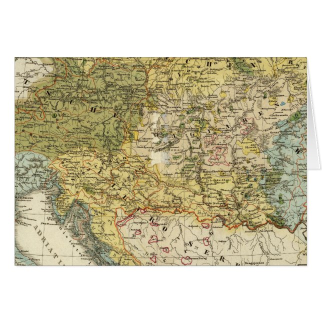 Ethnographische Karte Europas (Vorderseite (Horizontal))