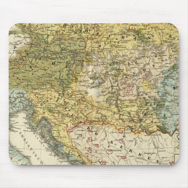 Ethnographische Karte Europas Mousepad (Vorne)