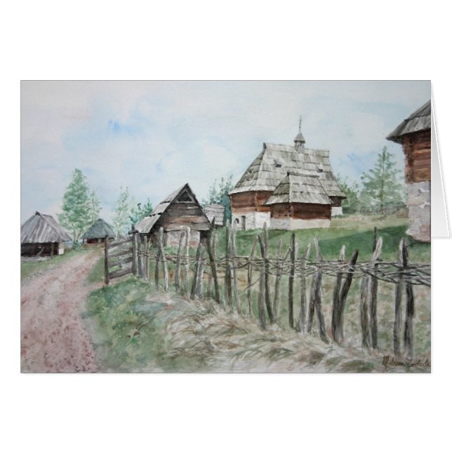 Ethnographisches Museum, Sirogojno (Vorderseite (Horizontal))