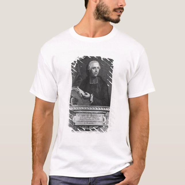 Etienne Bonnot de Condillac T-Shirt (Vorderseite)