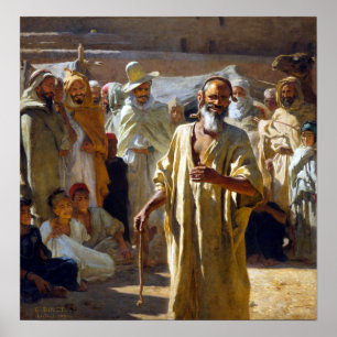 Etienne Dinet Snake Charmer Poster