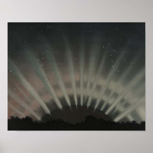 Etienne Leopold Trouvelot - Aurora Borealis Poster (Vorne)