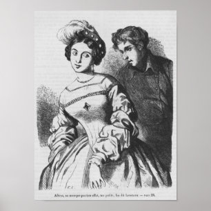 Etienne Lousteau speaking to an actress Poster