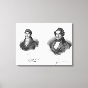 Etienne Mehul und Giacomo Meyerbeer Leinwanddruck