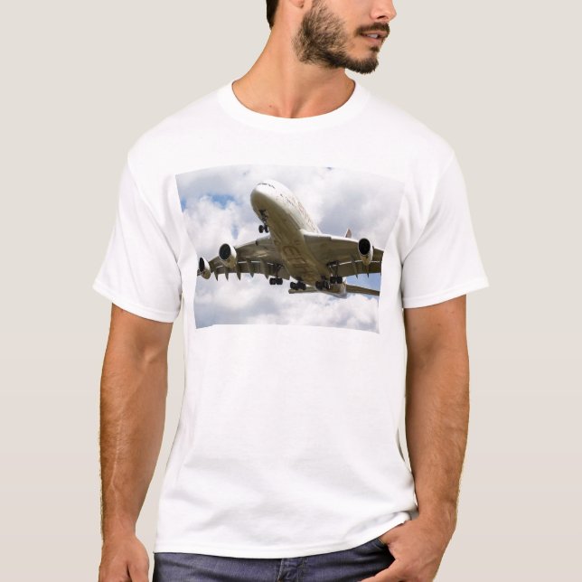 Etihad Airbus A380 T-Shirt (Vorderseite)