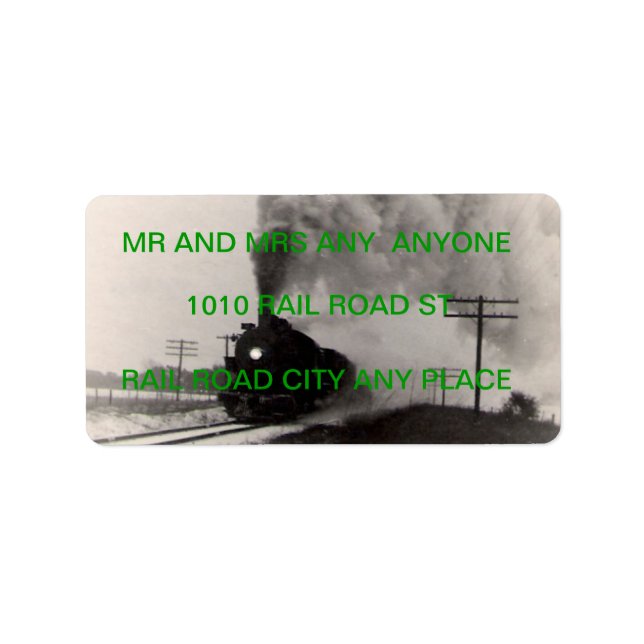 ETIKETT ADRESSAUFKLEBER (Vorne)