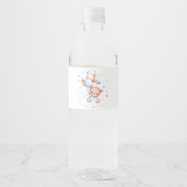 ETIKETT BABY DUSCHE WASSERFLASCHE (Vorderseite)