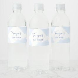 Etikett der Blauen Flasche, Babydusche