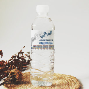 Etikett der Flasche für die Geburtstagsflasche