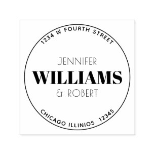 Etikett der Minimalistischen Rücksendeadresse Permastempel