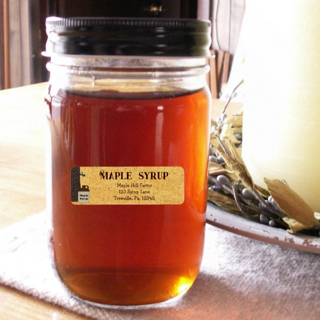 Etikett für Ahornsirup Small Product Label (Von Creator hochgeladen)