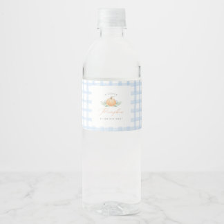 Etikett für Babydusche | Ein kleiner Pumpkin