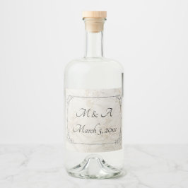 Etikett für bestickte Lace Wedding