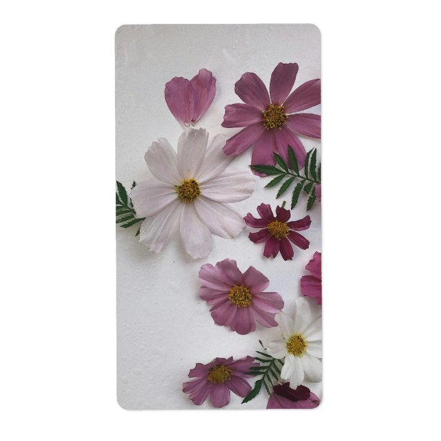 Etikett für Blumengeschenk (Vorne)