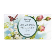 Etikett für Butterfly-Seife und Badeprodukte - Rec