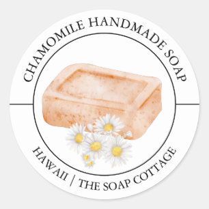 Etikett für Chamomile-Seife Runder Aufkleber