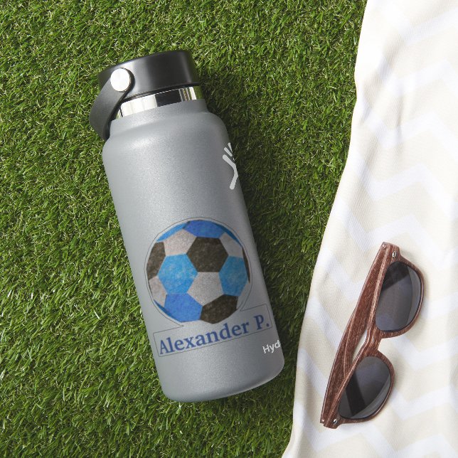 Etikett für den Fußball des Kindes (HydroFlask Insitu)