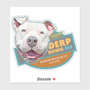 Etikett für Derp Dog Beer