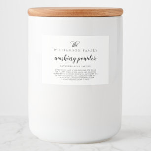 Etikett für die Aufbewahrung von schwarzem und wei