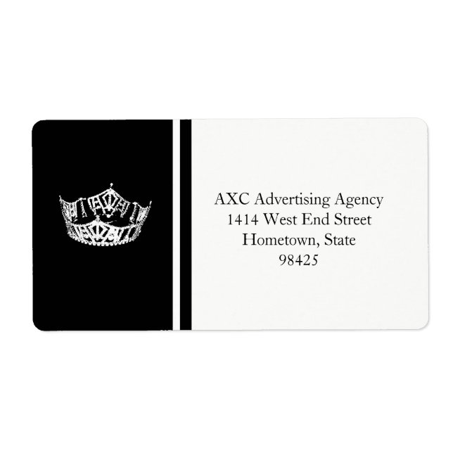 Etikett für die Beförderung von sichtbaren Kronen (Vorne)