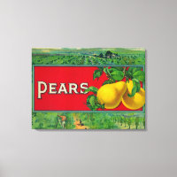 Etikett für die Birnenkiste