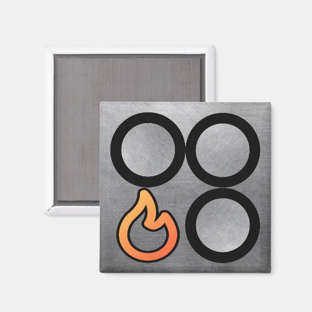 Etikett für die Links Kontrolle der Vorderseite de Magnet (Vorderseite/Rückseite)