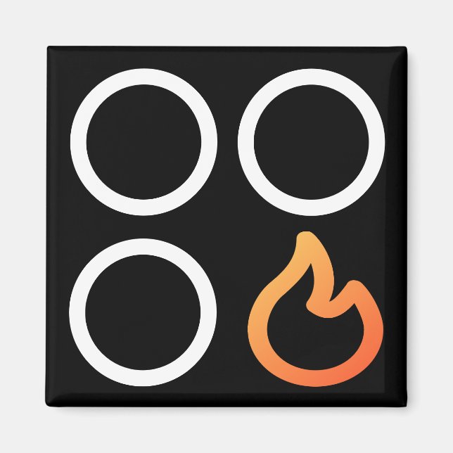 Etikett für die rechte Vorderseite mit der Taste S Magnet (Vorne)