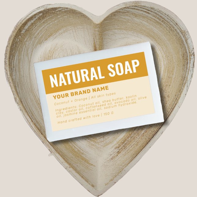 Etikett für die Verpackung von Seifen Rechteckiger Aufkleber (Von Creator hochgeladen)