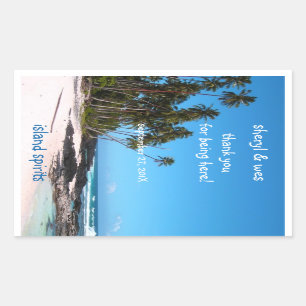 Etikett für die Weinflasche Rechteckiger Aufkleber