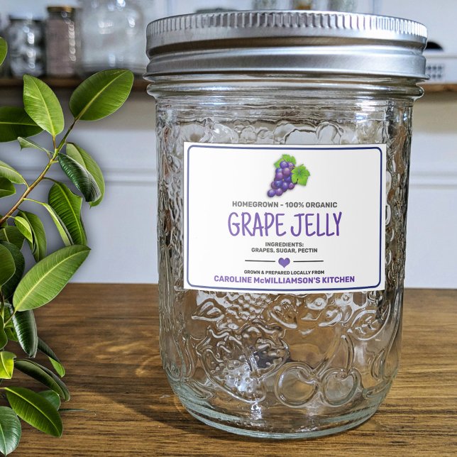 Etikett für eingelegte Trauben (Von Creator hochgeladen)