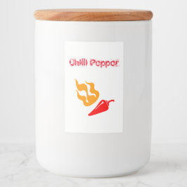 Etikett für Gläser